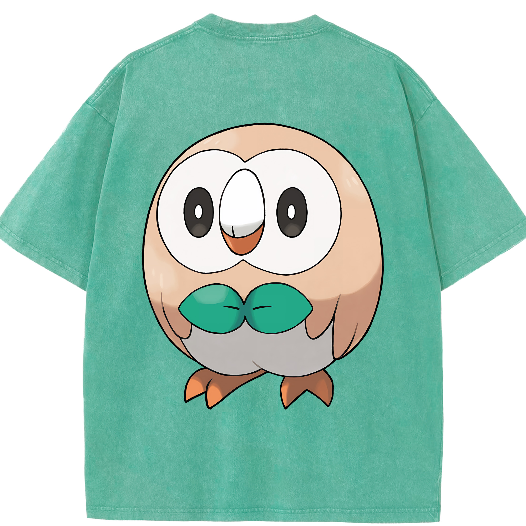 （画像用） ポケットモンスター Pokémon 綿100% ヴィンテージ風 半袖Tシャツ（背面プリント）